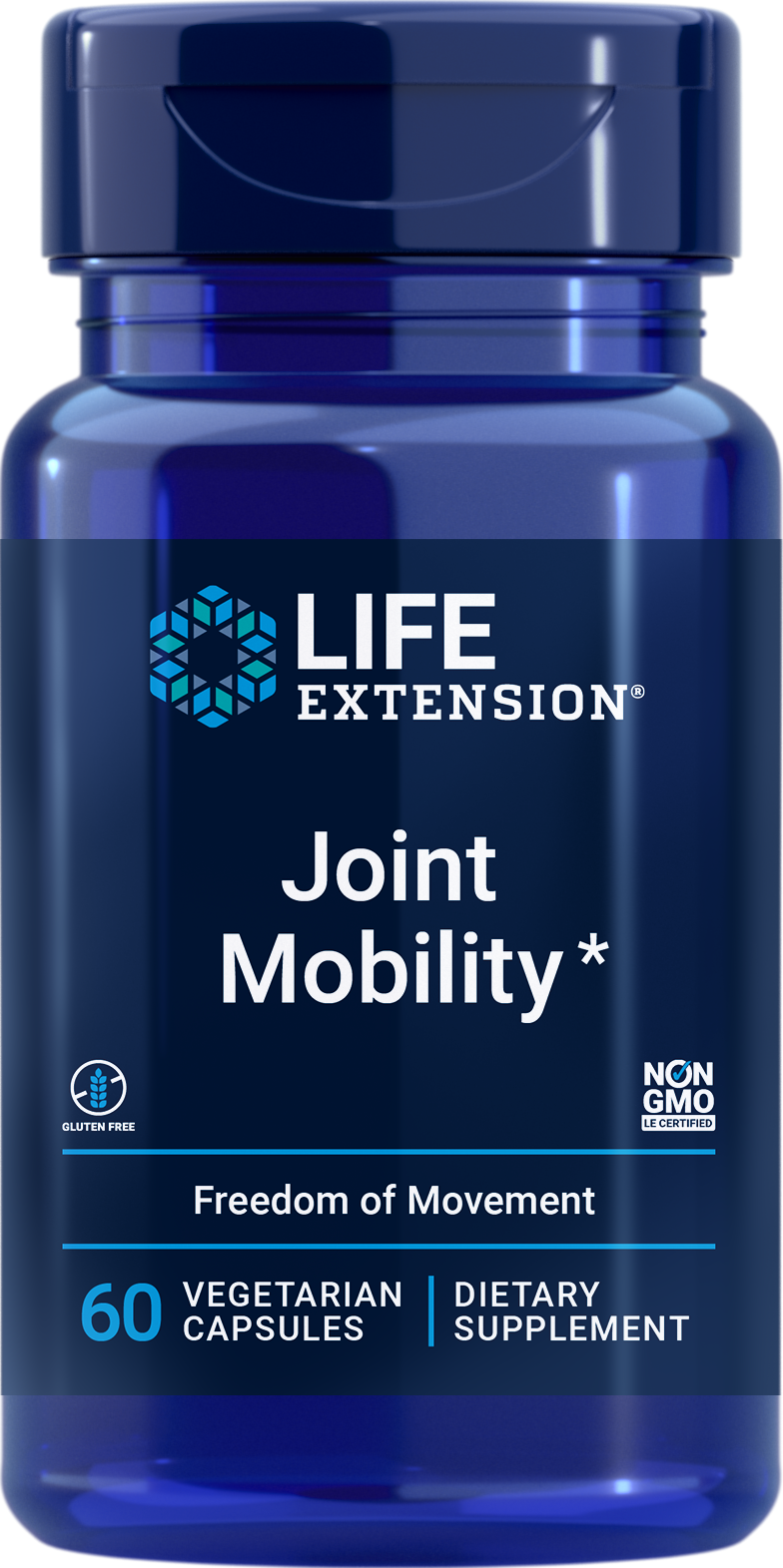Life Extension Joint Mobility, 60 vegetarian capsules for inhibiting inflammation to support joint mobility and comfort